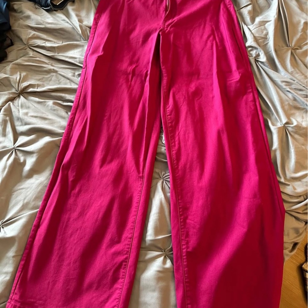 YMI Fuchsia Wide-Leg Pants